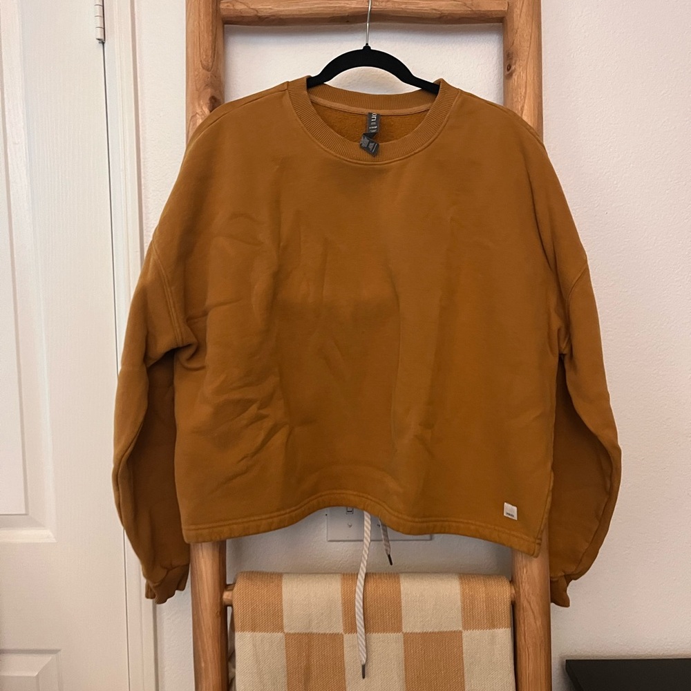 Vuori Restore Mustard Sweatshirt